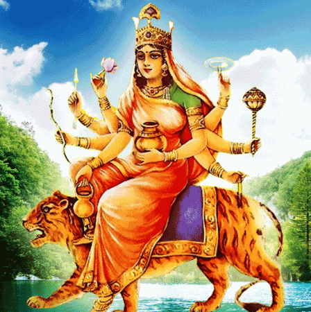दशैंको तेस्रो दिन आज चन्द्रघण्टाको पूजा 